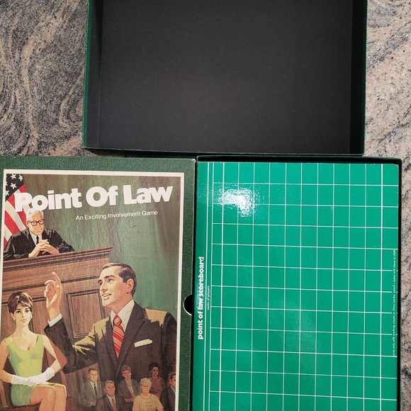 [GREAT Condition] Vintage 1972 "Point of Law" COMPLETE 3M Bookshelf Game - Picture 4 of 7